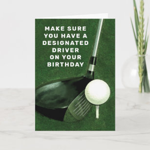 Funny Golf Birthday Cards Zazzle