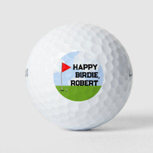 Personalized Golf Birthday Collectible Balls