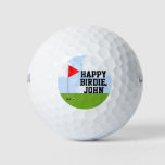 Personalized Golf Birthday Collectible Golf Balls at Zazzle