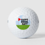 Personalized Golf Birthday Collectible Golf Balls at Zazzle