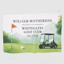 Personalized Golf Buggy Club Name