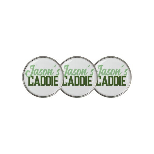 Personalized Golf Caddie Markers  Your Name Here