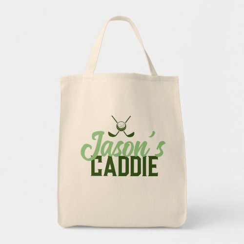 Personalized Golf Caddie Tote  Your Name Here