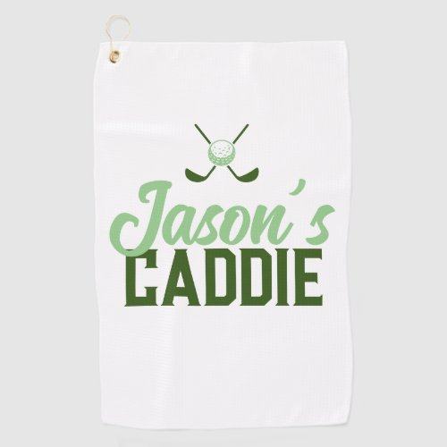 Personalized Golf Caddie Towel  Your Name Here