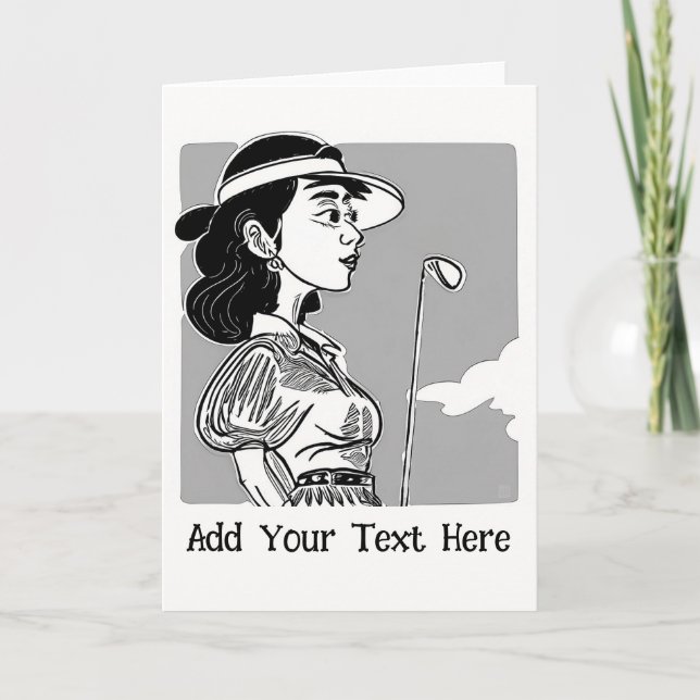 Personalized Golf Card (Front)