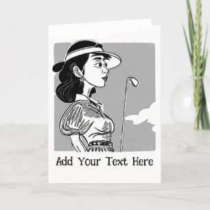 Personalized Golf Card