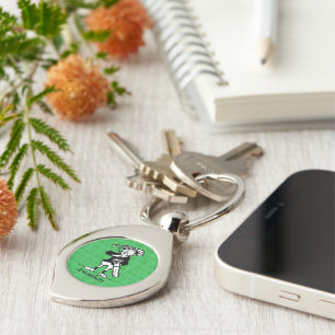 Personalized golf cartoon golfer keychain