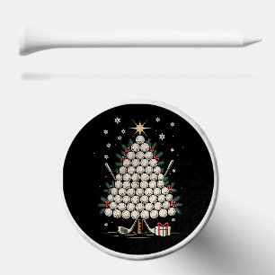 Personalized Golf Christmas Tree Equipment Family Golf Tees