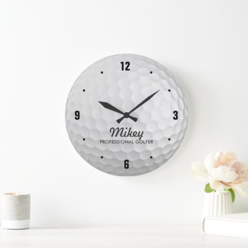 Personalized Golf Clock 