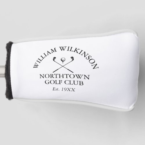 Personalized Golf Club And Member Name Golf Head Cover