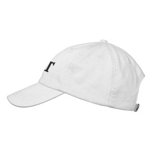 Personalized Golf Club Classic Simple White Hat