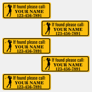 Personalized Golf Club Labels