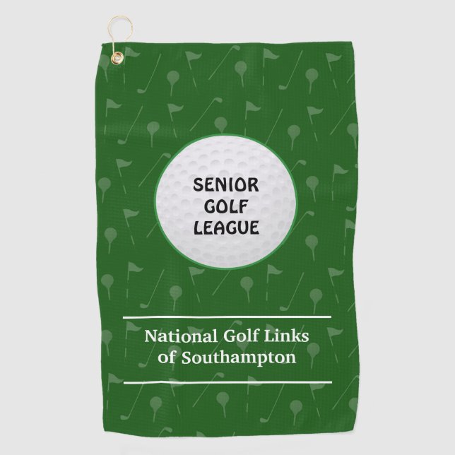 Personalized Golf Club League Member Towel (Front)