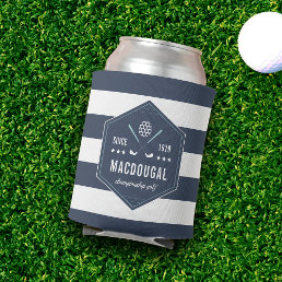 Personalized Golf Club Logo Can Cooler
