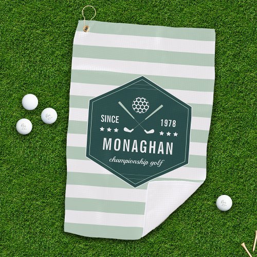 Personalized Golf Club Logo Golf Towel