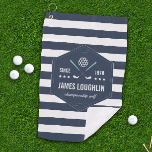 Personalized Golf Club Logo Towel