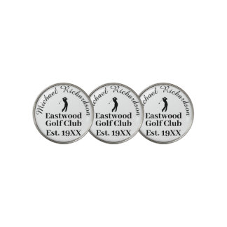 Personalized Golf Club Member Name Ball Marker
