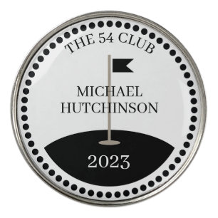 Personalized Golf Club Member Name Ball Marker