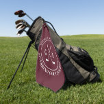 Personalized Golf Club Monogram Gift Golf Towel<br><div class="desc">Tee up the perfect party favor or gift with this sleek custom golf towel! Featuring a monogrammed golf club logo, personalized name, and course name, it's a stylish and practical keepsake for any golf lover. Ideal for: Birthday party favors Golf tournament gifts Groomsmen presents Clubhouse bar accessories Crafted for both...</div>