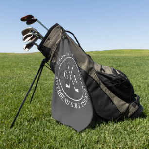Personalized Golf Club Monogram Gift Towel