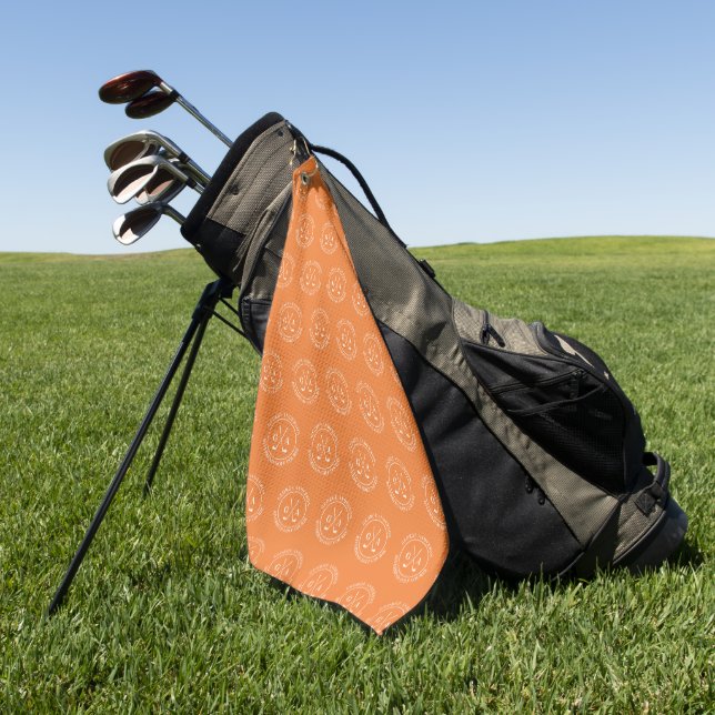 Personalized Golf Club Monogram Gift Towel (Green)