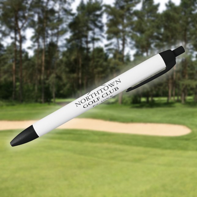 Personalized Golf Club Name And Established Date Pen (Personalized Golf Club Name And Established Date Black Ink Pen)