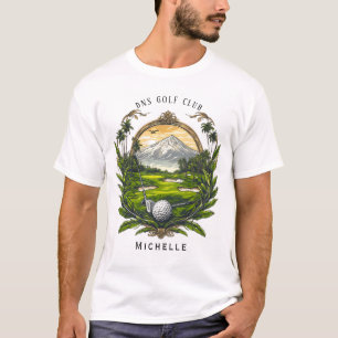 Personalized Golf Club Name Classic T-Shirt