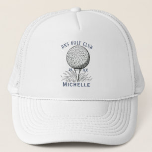 Personalized Golf Club Name Classic Trucker Hat