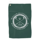 Personalized Golf Club Name Emerald Green