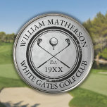 Personalized Golf Club Name Golf Ball Marker at Zazzle