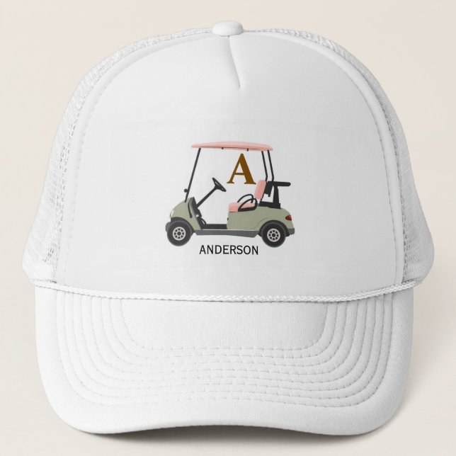 Personalized Golf Club Name Trucker Hat 2026 (Front)