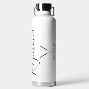 Personalized Golf Clubs and Ball Golfing Water Bottle