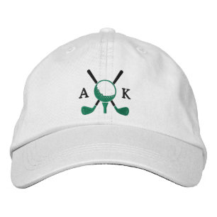 Personalized Golf Clubs Monogram Embroidered Baseball Cap