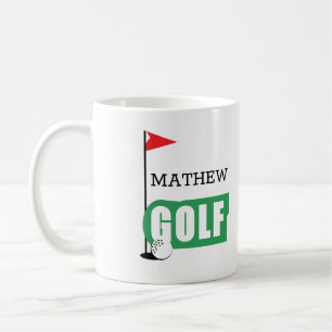 Personalized Golf Coffee Mug