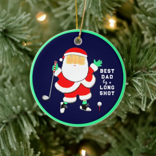 Personalized Golf Collectible Ceramic Ornament
