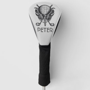 Personalized Golf Course Ball Tee Club Custom Gift Head Cover