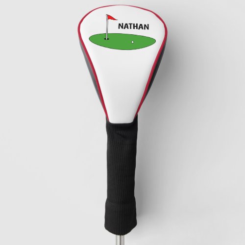 Personalized golf driver head cover gift