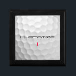 Personalized Golf Gift with Custom Name & Number Box<br><div class="desc">Searching for the ultimate golfer's gift? FORE! Discover the perfect personalized gift for the dedicated golfer in your life—or a well-deserved treat for yourself. Whether you are celebrating a milestone or heading to the clubhouse, this is the quintessential golf lover gift for any occasion. This unique product features a sleek,...</div>