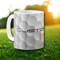 Personalized Golf Gift with Custom Name & Number
