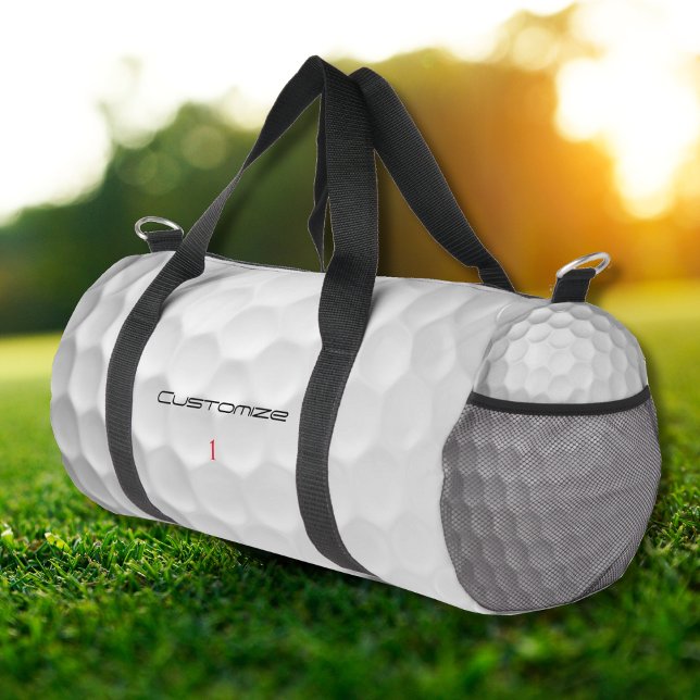Personalized Golf Gift with Custom Name & Number Duffle Bag (Creator Uploaded)