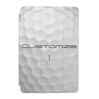Personalized Golf Gift with Custom Name & Number iPad Mini Cover