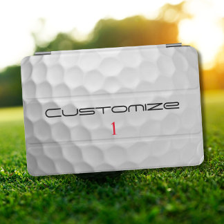 Personalized Golf Gift with Custom Name & Number iPad Mini Cover