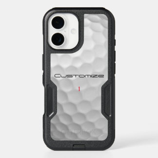 Personalized Golf Gift with Custom Name & Number iPhone 16 Case