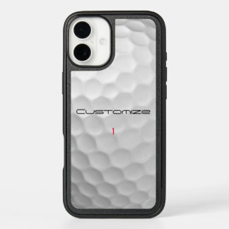 Personalized Golf Gift with Custom Name & Number iPhone 16 Plus Case