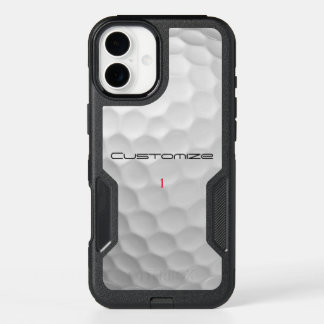 Personalized Golf Gift with Custom Name & Number iPhone 16 Plus Case