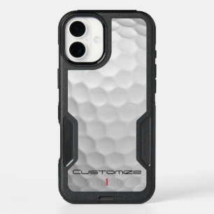 Personalized Golf Gift with Custom Name & Number iPhone 16 Plus Case