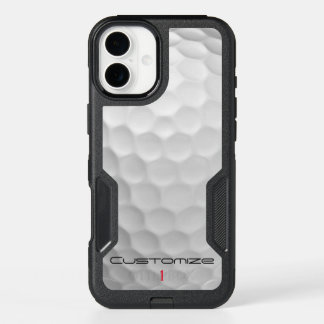 Personalized Golf Gift with Custom Name & Number iPhone 16 Plus Case