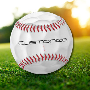 Personalized Golf Gift with Custom Name & Number Softball