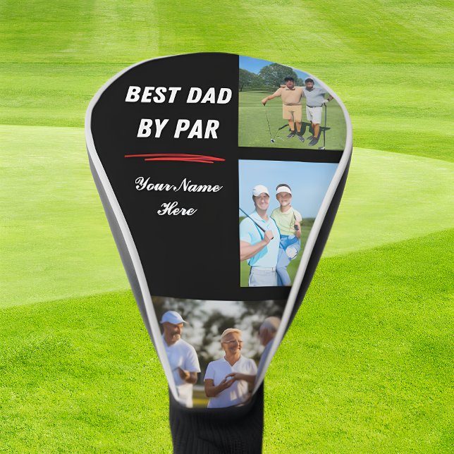 Personalized Golf Gifts For Dad Photo and Name Head Cover (Creator Uploaded)