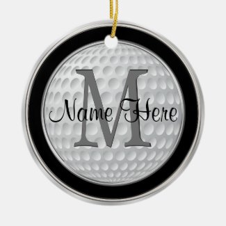 Personalized Golf Gifts for Men, Golf Ornament